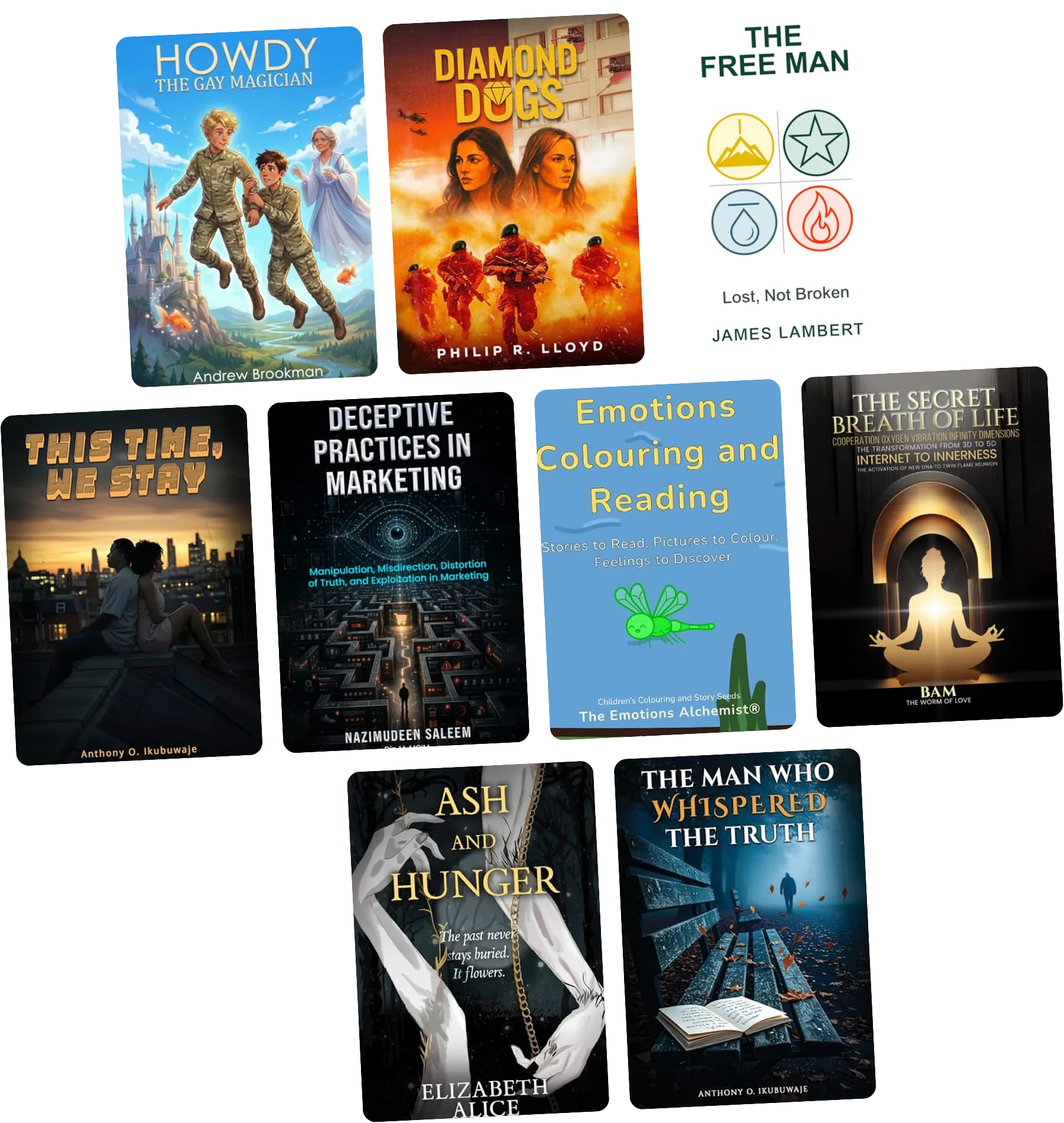Book cover design support for UK authors, publishers and creatives by Northern Star Press